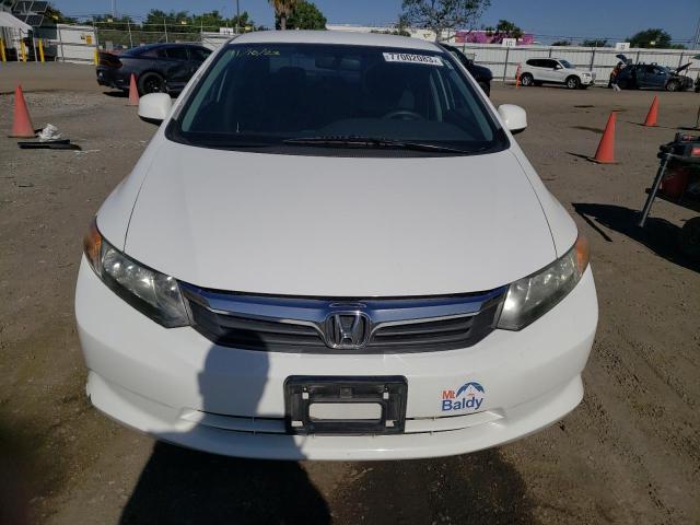 19XFB2F55CE374540 - 2012 HONDA CIVIC LX WHITE photo 5