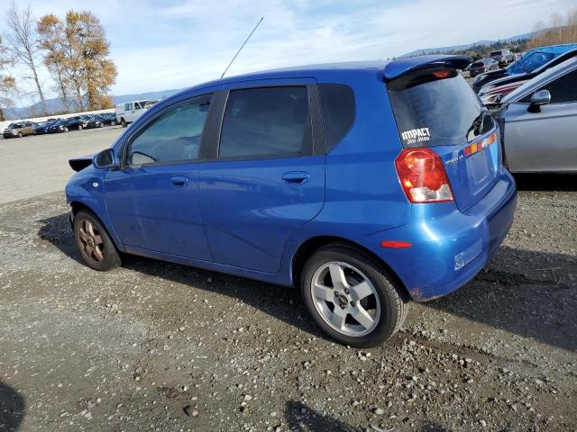 KL1TG666X6B558854 - 2006 CHEVROLET AVEO LT BLUE photo 2