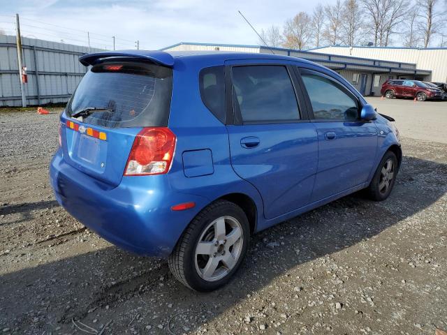 KL1TG666X6B558854 - 2006 CHEVROLET AVEO LT BLUE photo 3