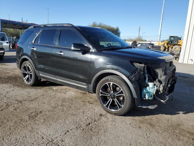 1FM5K8GTXEGC48233 - 2014 FORD EXPLORER SPORT BLACK photo 4