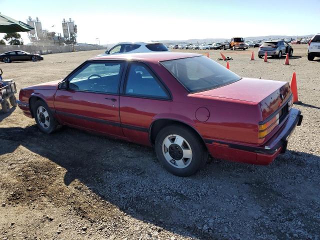 1G4HP14C8JH442970 - 1988 BUICK LESABRE BURGUNDY photo 2