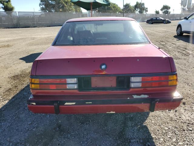 1G4HP14C8JH442970 - 1988 BUICK LESABRE BURGUNDY photo 6