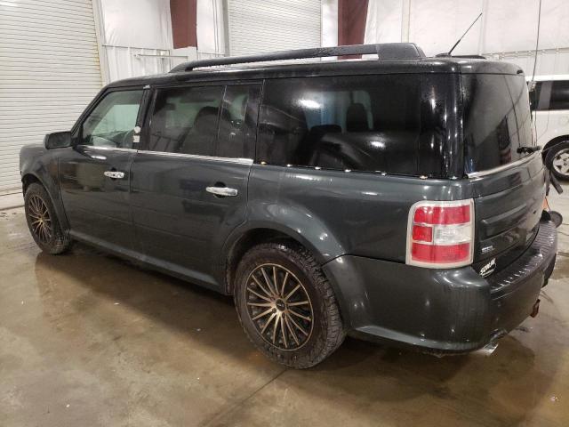 2FMHK6C85FBA08745 - 2015 FORD FLEX SEL GREEN photo 2