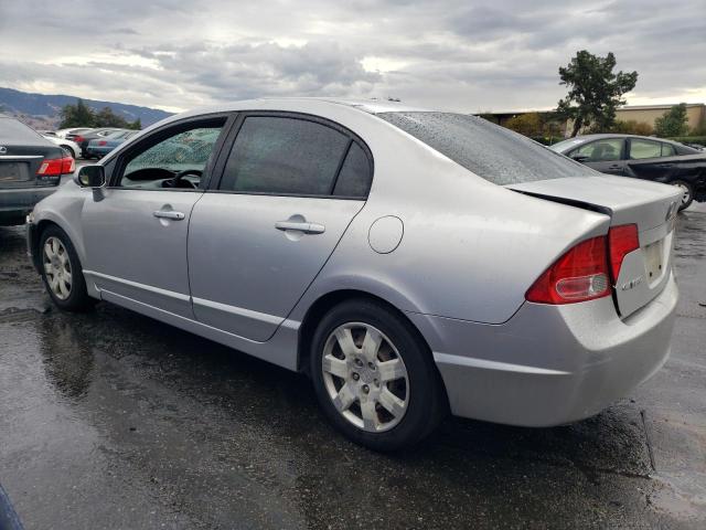 2HGFA16598H307532 - 2008 HONDA CIVIC LX SILVER photo 2