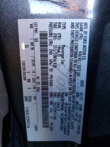 1FAHP3F23CL329664 - 2012 FORD FOCUS SE GRAY photo 12