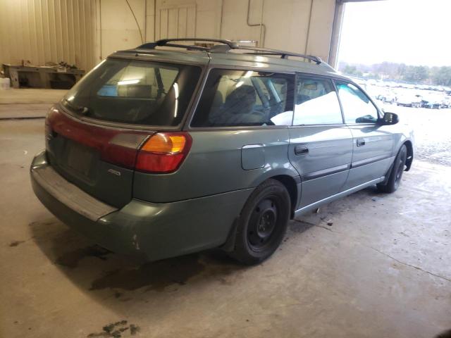 4S3BH635417308776 - 2001 SUBARU LEGACY L GREEN photo 3