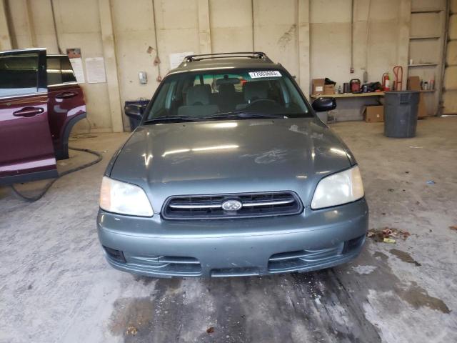 4S3BH635417308776 - 2001 SUBARU LEGACY L GREEN photo 5