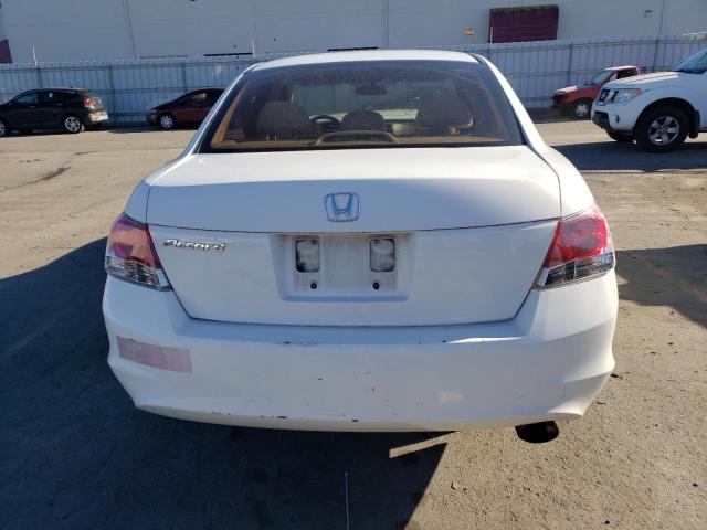 1HGCP2F4XAA105642 - 2010 HONDA ACCORD LXP WHITE photo 6