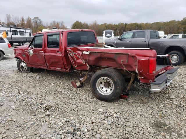 1FTJW35F0TEA58232 - 1996 FORD F350 RED photo 2