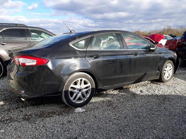 3FA6P0H76GR380470 - 2016 FORD FUSION SE BLACK photo 3