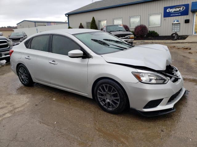 3N1AB7AP0HY361204 - 2017 NISSAN SENTRA S SILVER photo 4