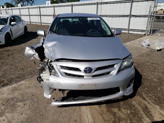 5YFBU4EE7DP124450 - 2013 TOYOTA COROLLA LE BASE SILVER photo 5