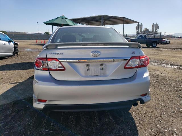 5YFBU4EE7DP124450 - 2013 TOYOTA COROLLA LE BASE SILVER photo 6