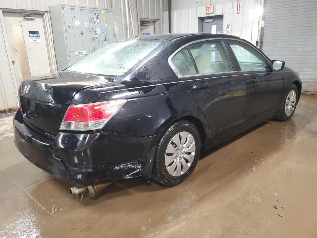 1HGCP26349A048048 - 2009 HONDA ACCORD LX BLACK photo 3