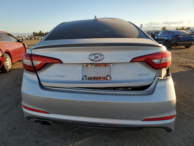 5NPE34AF2GH396968 - 2016 HYUNDAI SONATA SPORT SILVER photo 6