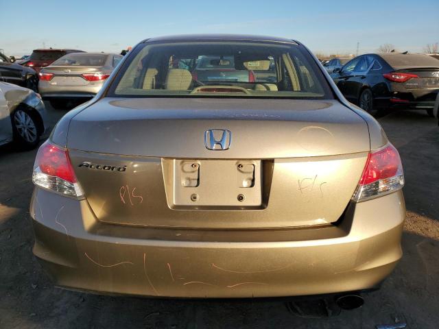 JHMCP26489C016584 - 2009 HONDA ACCORD LXP TAN photo 6