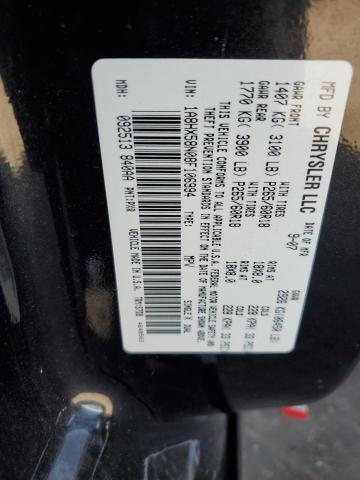 1A8HX58N08F106994 - 2008 CHRYSLER ASPEN LIMITED შავი ფოტო 12