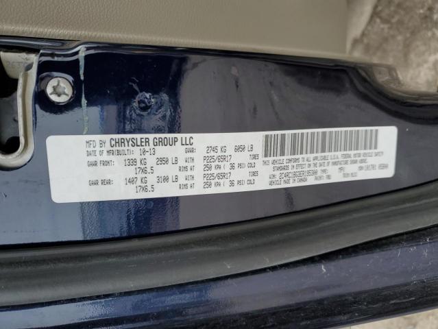 2C4RC1BG3ER195300 - 2014 CHRYSLER TOWN & COU TOURING 蓝色 照片 13