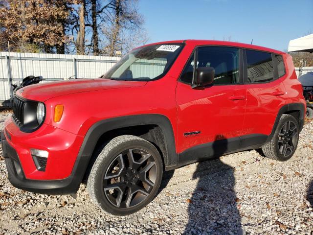 ZACNJBAB4LPL77151 - 2020 JEEP RENEGADE SPORT RED photo 1