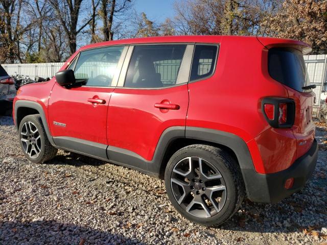 ZACNJBAB4LPL77151 - 2020 JEEP RENEGADE SPORT RED photo 2