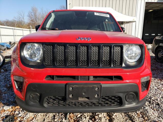 ZACNJBAB4LPL77151 - 2020 JEEP RENEGADE SPORT RED photo 5