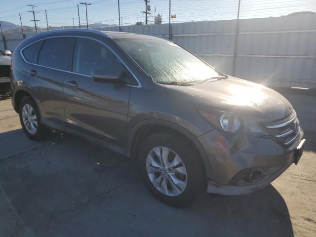 2HKRM4H71EH621004 - 2014 HONDA CR-V EXL GRAY photo 4