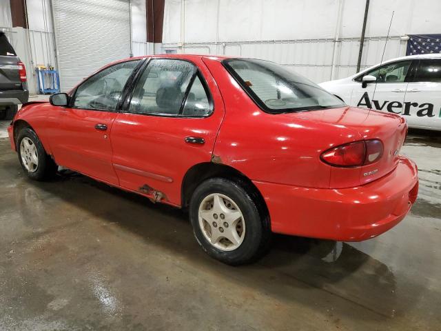 1G1JC524XY7410602 - 2000 CHEVROLET CAVALIER RED photo 2