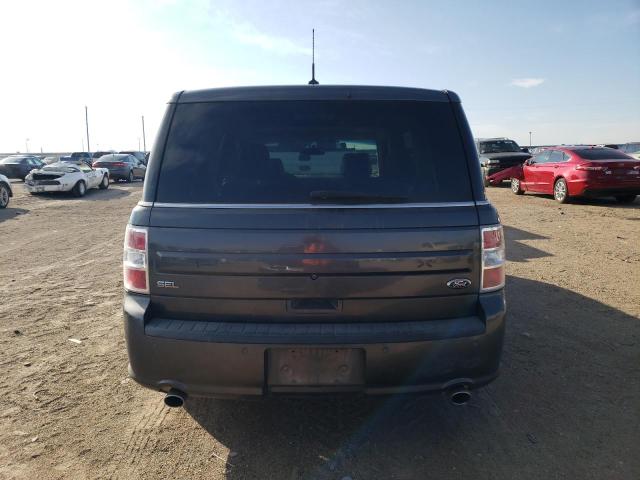 2FMGK5C85FBA03616 - 2015 FORD FLEX SEL GRAY photo 6