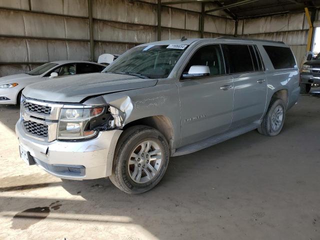 1GNSCJKC1FR162633 - 2015 CHEVROLET SUBURBAN C1500 LT SILVER photo 1