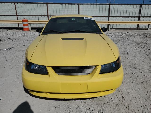 1FAFP40461F264053 - 2001 FORD MUSTANG YELLOW photo 5