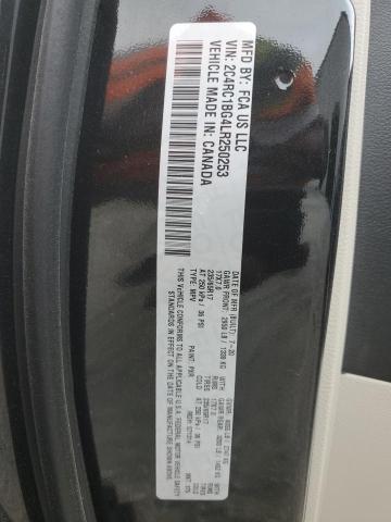 2C4RC1BG4LR250253 - 2020 CHRYSLER PACIFICA TOURING L Սև լուսանկար 13