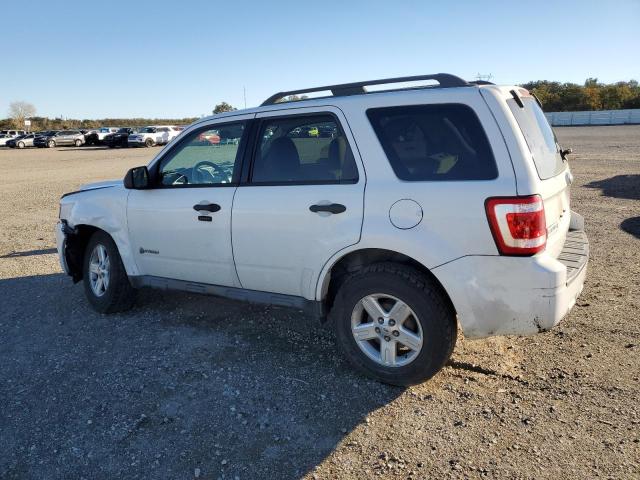 1FMCU5K31AKD08253 - 2010 FORD ESCAPE HYBRID WHITE photo 2