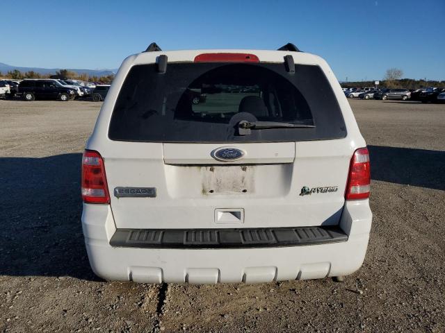 1FMCU5K31AKD08253 - 2010 FORD ESCAPE HYBRID WHITE photo 6