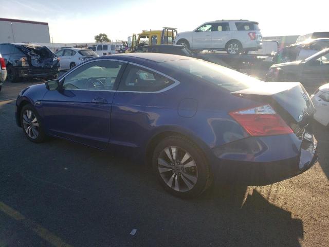 1HGCS12739A014944 - 2009 HONDA ACCORD EX BLUE photo 2