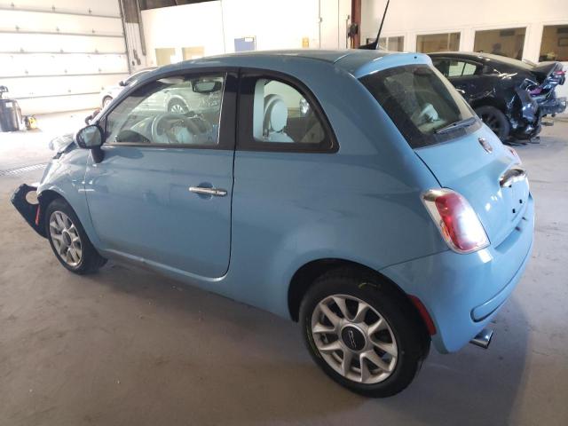 3C3CFFKRXHT699800 - 2017 FIAT 500 POP BLUE photo 2