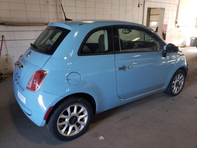 3C3CFFKRXHT699800 - 2017 FIAT 500 POP BLUE photo 3