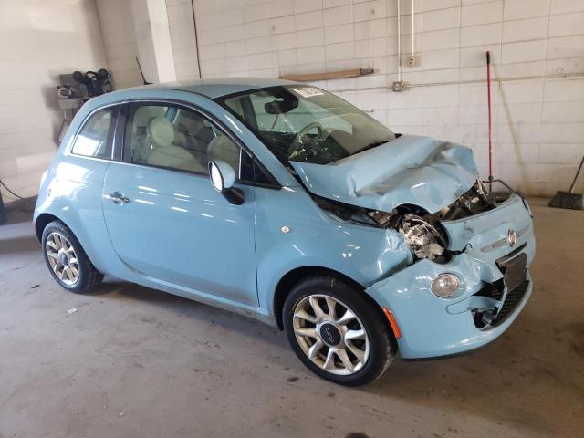 3C3CFFKRXHT699800 - 2017 FIAT 500 POP BLUE photo 4