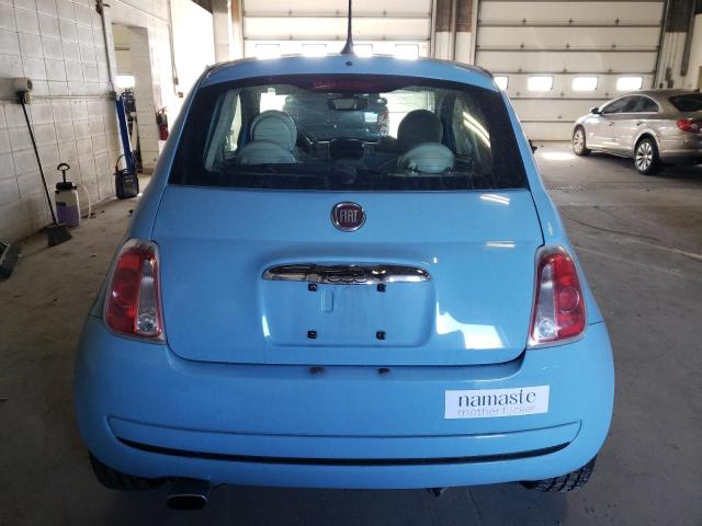 3C3CFFKRXHT699800 - 2017 FIAT 500 POP BLUE photo 6