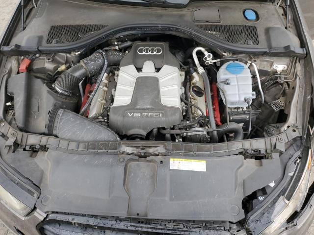 WAUHGAFC8EN054420 - 2014 AUDI A6 PRESTIGE GRAY photo 11