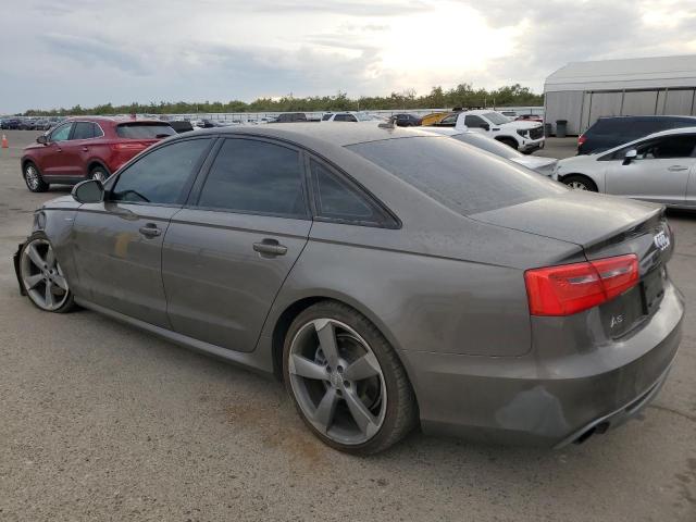 WAUHGAFC8EN054420 - 2014 AUDI A6 PRESTIGE GRAY photo 2