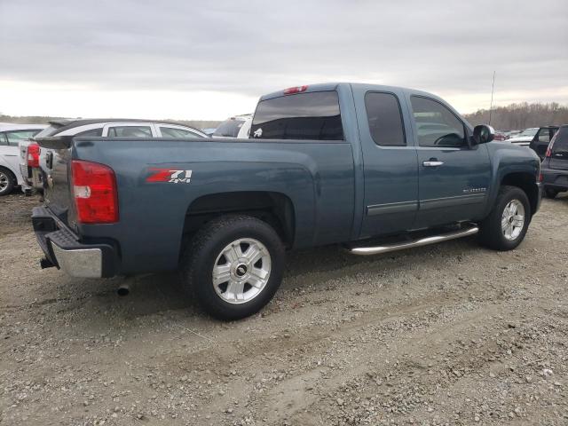 1GCSKSE3XAZ134934 - 2010 CHEVROLET SILVERADO K1500 LT BLUE photo 3