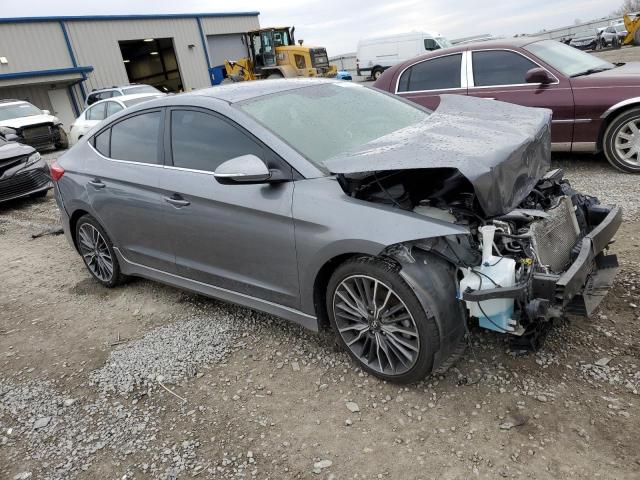 KMHD04LB9HU364231 - 2017 HYUNDAI ELANTRA SPORT GRAY photo 4