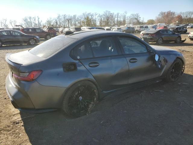 WBS33AY07MFL22550 - 2021 BMW M3 COMPETITION ნაცრისფერი ფოტო 3