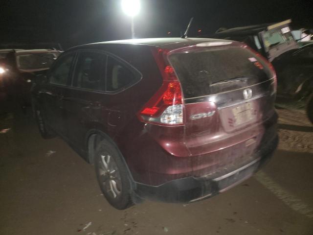 5J6RM4H58DL043275 - 2013 HONDA CR-V EX MAROON photo 2