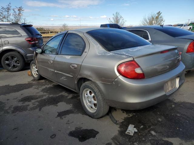 1B3ES46C11D275705 - 2001 DODGE NEON SE TAN photo 2