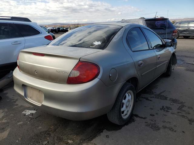 1B3ES46C11D275705 - 2001 DODGE NEON SE TAN photo 3