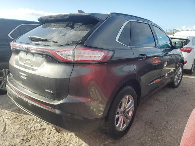 2FMPK3J86HBC34972 - 2017 FORD EDGE SEL CHARCOAL photo 3