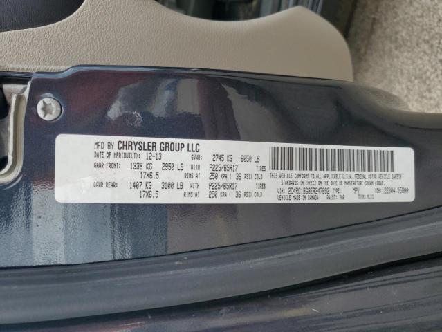 2C4RC1BG8ER247892 - 2014 CHRYSLER TOWN & COU TOURING 灰色 照片 13