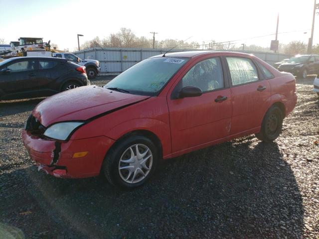 1FAFP34N65W255534 - 2005 FORD FOCUS ZX4 RED photo 1