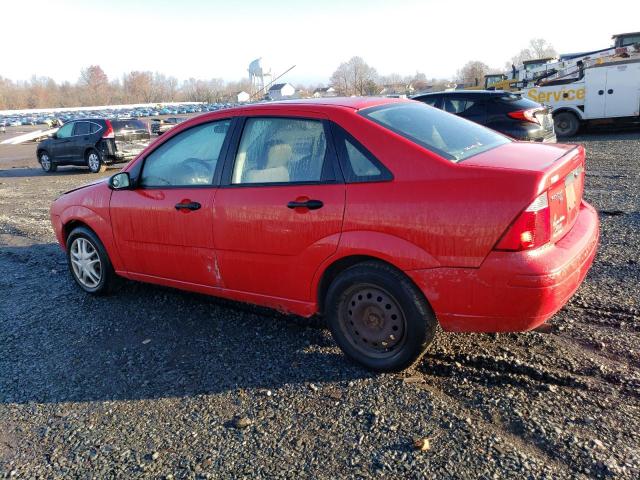 1FAFP34N65W255534 - 2005 FORD FOCUS ZX4 RED photo 2